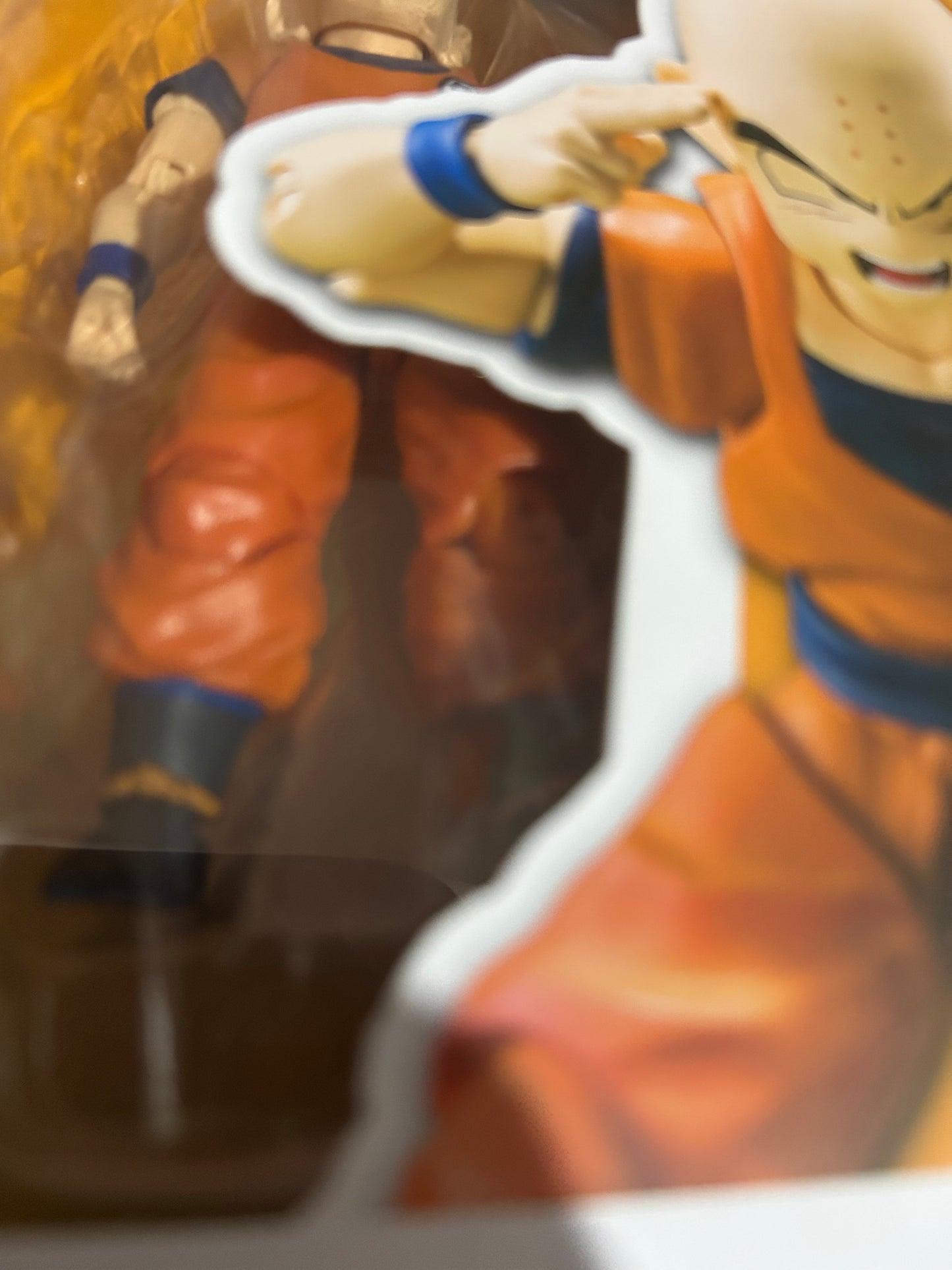 SH Figuarts Krillin – Dragon Ball Z (Used – Missing Leg Piece, Includes Aura Effect)
