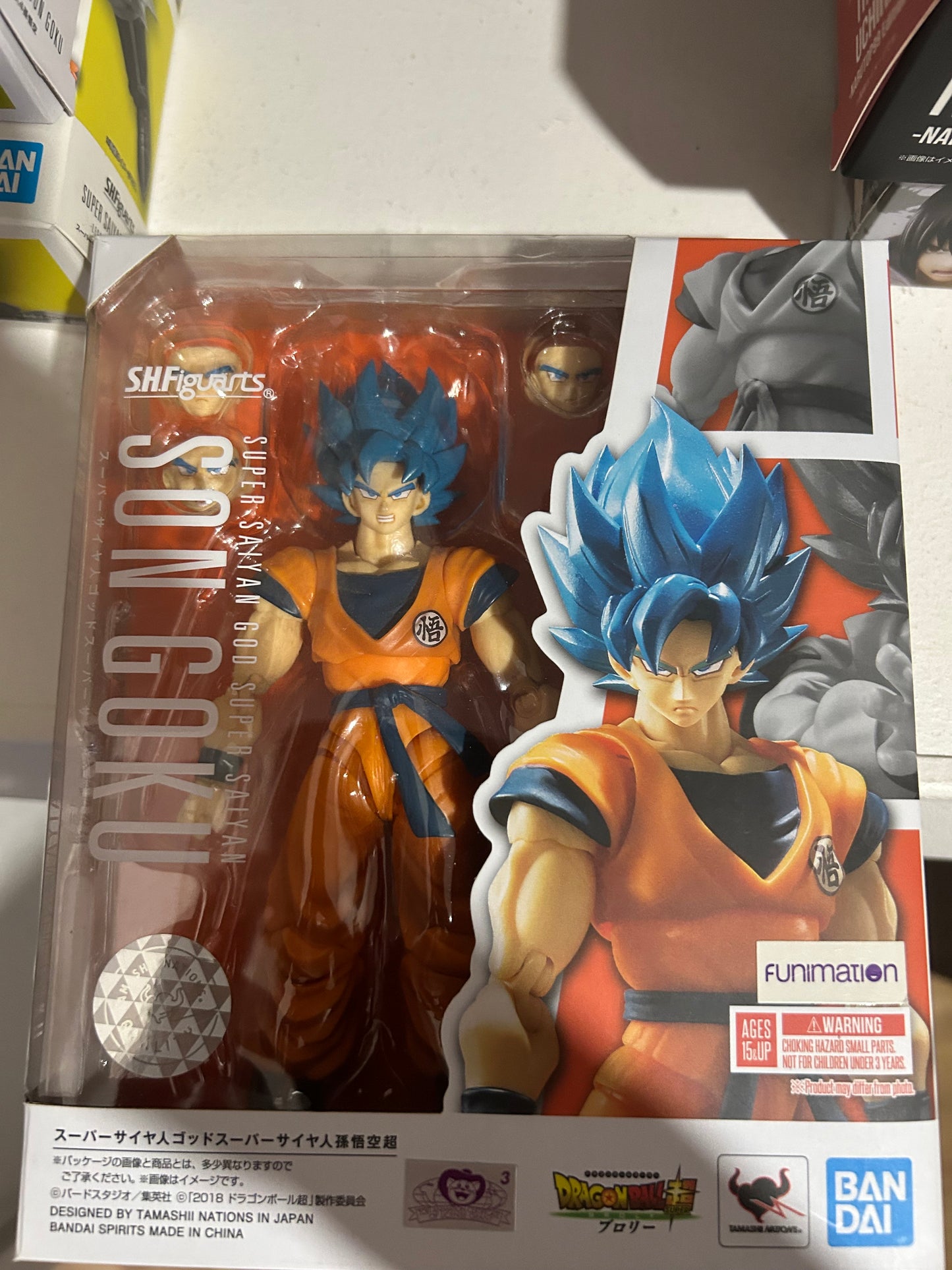 SH Figuarts Goku Super Saiyan God Super Saiyan (Blue) – Dragon Ball Super